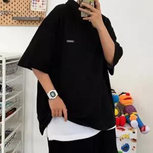 [하프클럽/]루즈핏 남성 셔츠반팔 카라 반팔티 반바지 셋업 세트