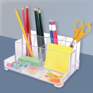 책상 정리 수납 트레이 데스크 문구 홀더 연필 정리함 화장품 용기