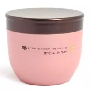 피부 속까지 깨끗하게 연꽃추출물 마사지 크림 300g