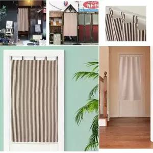 방문현관 북유럽 바란스 커튼