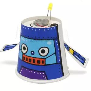 (SA) LED 움직이는 로봇만들기 (5인)과학실험키트 세트 용품