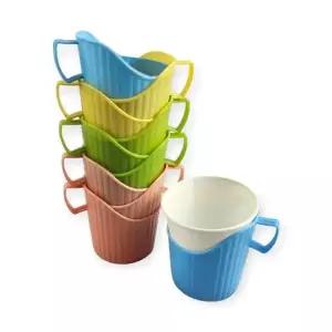 줄무늬 종이컵 홀더 꽂이 손잡이 컵받침 10p (WFKL3HN)