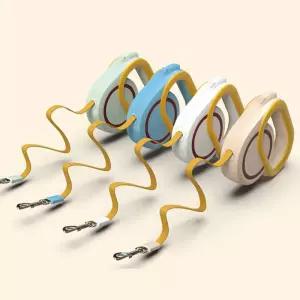 하트 줄 꼬임 방지 원터치 자동 리드 강아지 산책산책줄 애견 용품 펫리드