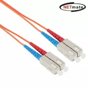 넷메이트 광점퍼 코드 케이블 SC-SC-2C 멀티 1m 장거리용 퍼코드 송수신장비 연결 신호전송 싱글모드 싱글