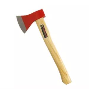 나무 손잡이 도끼 빨강 쪼개기 작업용 장작 철도끼 가지치기 우드 손도끼 캠핑