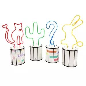 입체 네온사인 만들기 와이어어린이네온사인교구 어린이과학교구 키즈과