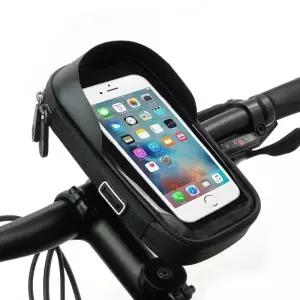 거치백 휴대폰 거치대 블랙 가방 방수 핸드폰 자전거