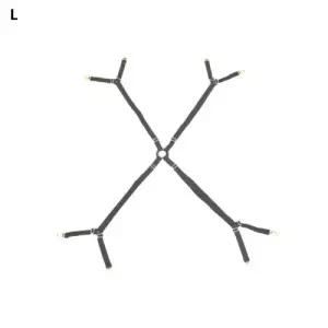 침대패드 고정밴드8침구정리 용품 미끄럼방지 이중집게 이불 시트