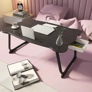 홈원 접이식 좌식책상 D-2(블랙)거치대테이블 미니 베드 노트북 접는 이동식 간이 침대