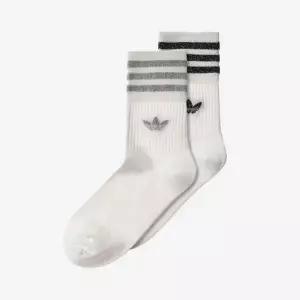[아디다스]미드컷 글리터 크루 양말 2켤레 화이트 150905670