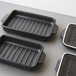 다용도 635ETU42 도자기 스타일 오븐냄비 겸 트레이 고품질 1P