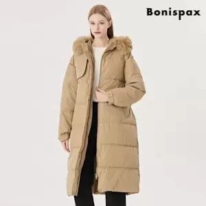 보니스팍스 탈부착 퍼 벨티드 패딩 점퍼 XO4JJ025L0