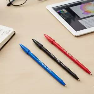 모나미 3000 플러스펜 0.4mm 수성 사인펜 12개 3컬러