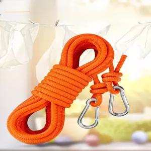 야외 와이어 로프 실외 옷줄 발코니 걸이대 여행용 이불