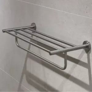 에브리윅 수건 걸이 2단 선반 무타공 스텐 화장실 BNA