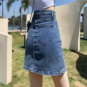 청 데님치마 여름 바캉스룩 휴가 미니데님 숏스커트 청치마