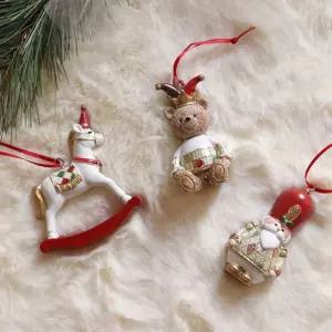 미니 목마 베어 병정 오너먼트 데코 소품 트리 장식 장식품 인형 크리스마스 용품