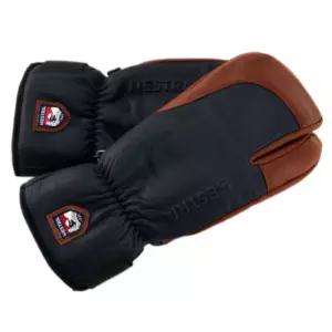 헤스트라 여성 숏 장갑 3핑거 스키 네이비 브라운 XS BNA