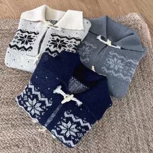 눈꽃떡볶이니트가디건-WI