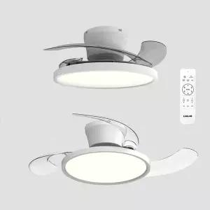 에어룩스 폴더블 실링팬 LED 조명 거실등 방등 리모컨 천장 선풍기 50 색변환 디밍