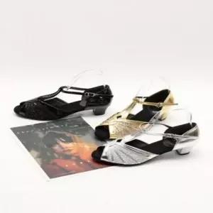 4cm 인기 여성 미들힐 댄스화 감성-WFI6MQB