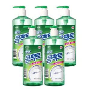 참그린 콤개트 고농축 주방세제 용기 600g 5개