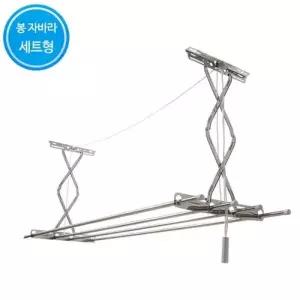 리빙코아 자바라형 천정건조대 봉세트 스텐