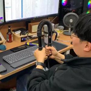 일자형 40kg 가슴운동기구 완력기 홈트