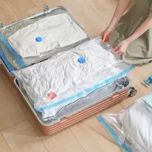 여행용 속옷 양말 여벌 옷 의류 진공 압축팩 S(50x35)