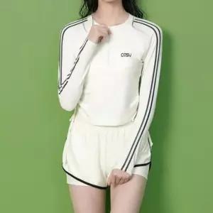 래쉬가드 집업세트 여자수영복 세트 상하 반바지