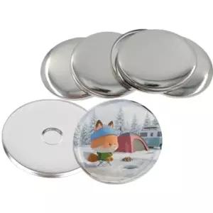 (타입 100개입)자석 핀버튼 키링 메탈 원형 DIY 제작 58MM 100개