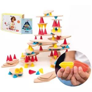 프랑스 두뇌개발 놀이교구 밸랜스 쌓기놀이 픽스+활동북 쌓기교구 인지감각