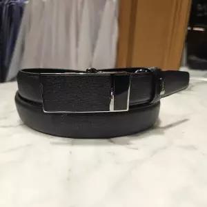 [레노마자동벨트]RQSBE1-503BK 블랙 천연소가죽100 롱사이즈 자동벨트[폭3cm 길이130cm내외 [최대43인치용]