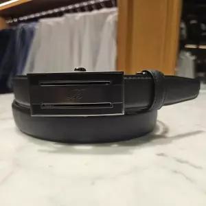 [레노마자동벨트]RQSBE1-501BK 블랙 천연소가죽100 롱사이즈 자동벨트[폭3cm 길이130cm내외 [최대43인치용]