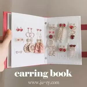 귀걸이 정리 보관 다이어리 귀찌 북 명함 분류 가방-WFIK5ET