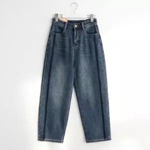 [다잇템] 여성 융기모 세미배기 백포켓 진팬츠 FW 스티치_24258108_588872