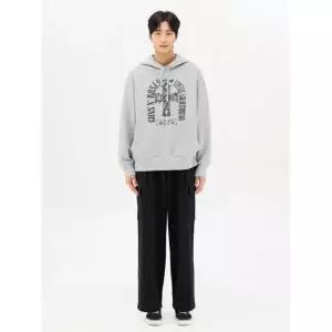 매장정품 TOPTEN 탑텐 남성) 테리 카고 턱 와이드 스웨트팬츠_MSF5PT1905 MSF5PT1905 948053