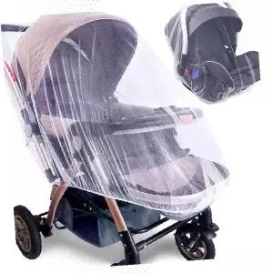 유모차 덮개 망사 소재 전체 커버 벌레 차단 통풍 구조 아기 외출 보호 용품