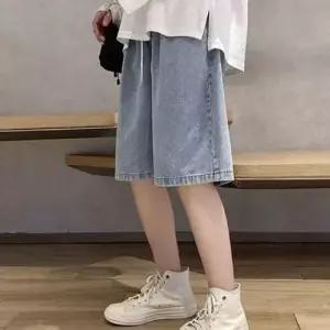 남성 빈티지 워싱 청반바지 진청 1P 캐주얼 데님 팬츠 WFJLI3C