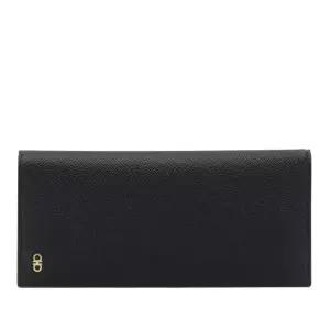 페라가모 레더 슬림 폴드오버 플랩 지갑 0775653