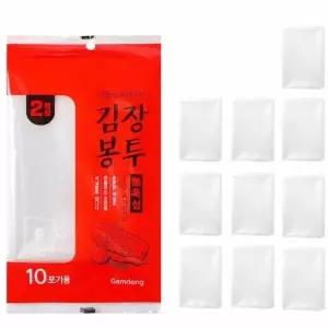 투명김장봉투 886JNI34 중 10매 김치보관비닐 인형비닐 고추비