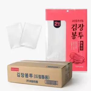 투명김장봉투 635GJF27 왕대 60매 식품포장비닐 김장백 김장보관봉투