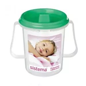 유아컵 뉴질랜드 시스테마 유아 핸디 스파우트컵 250ml (그린) 유아물컵