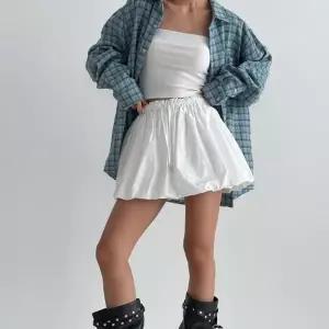 펌킨미니스커트 아방 허리끈 치마바지 벌룬핏