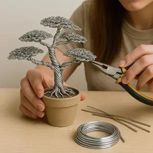 고품질 원예 공예 분재용 알루미늄 철사 2.0mm 분재용철사 원예용철사 알루미늄철사 분재철사 WFIQGU7