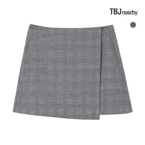 국내매장판 여성 체크 랩 스커트T182SK600P 131603 TBJ