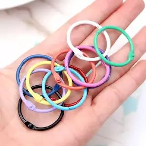 컬러 원터치 O링 키링 고리 오링 오픈형 가방 카드링 열쇠고리 부자재