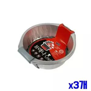 일회용 원형 멀티냄비 1450ml 3개입 x3개 직화용냄비