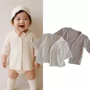 피카부 아기 여름 브리즈 가디건 신생아 간절기 외출복 남아 여아 자외선방지 카디건