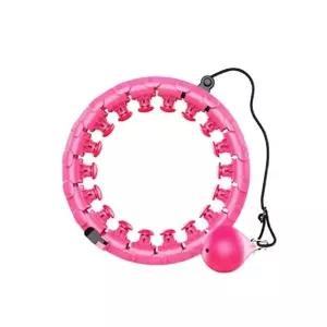 울트라 훌라후프 핑크 지압 뱃살 홈트 실내운동-WFIUBL5